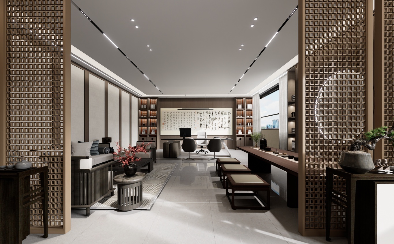 【設計案例】普照國康醫藥辦公室項目概念設計——以空間敘事，筑品牌基因(圖38)